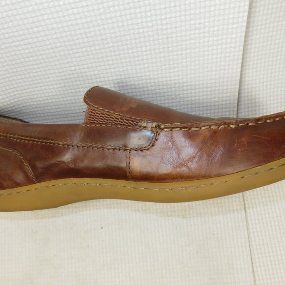 BORN Eberhard H44116 Loafers Driving Driver Brown Mens 12 M Moccasin Toe Slip-On - Picture 13 of 13